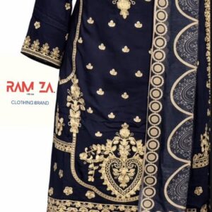 Elegant Three-Piece Set – Premium Shirt, Trouser & Matching Dupatta for Parties & Special Occasions