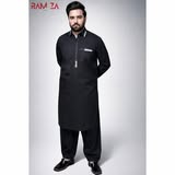 Classy Black Shalwar Kameez – Modern Elegant Style